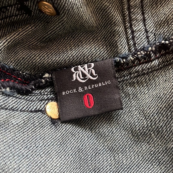 Rock & Republic Scorpion Jeans Size 0 - Picture 7 of 7